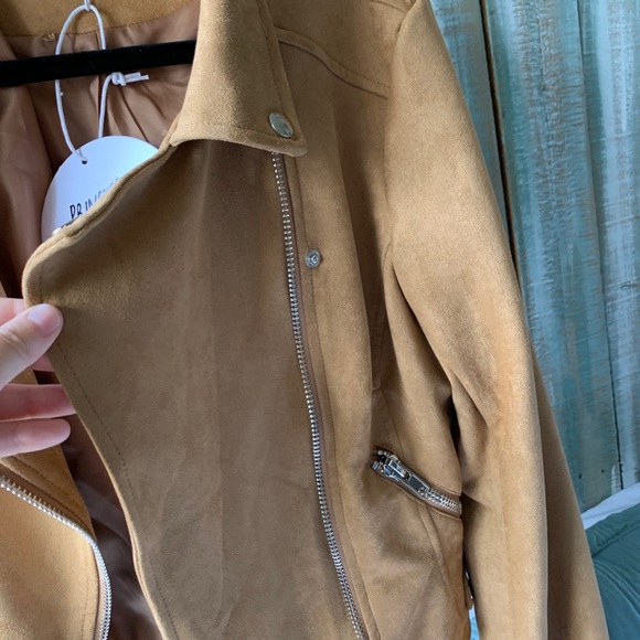 Cropped suede jacket - Picture 4 of 5